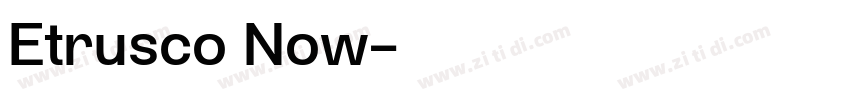 Etrusco Now字体转换